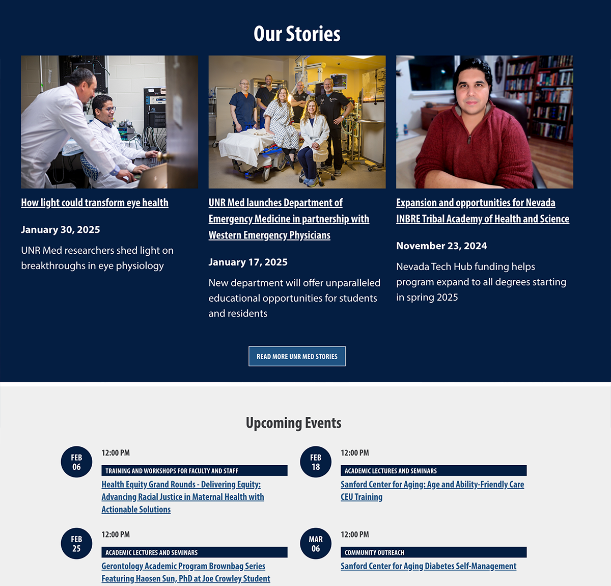 UNR Med's new intranet - HubMed